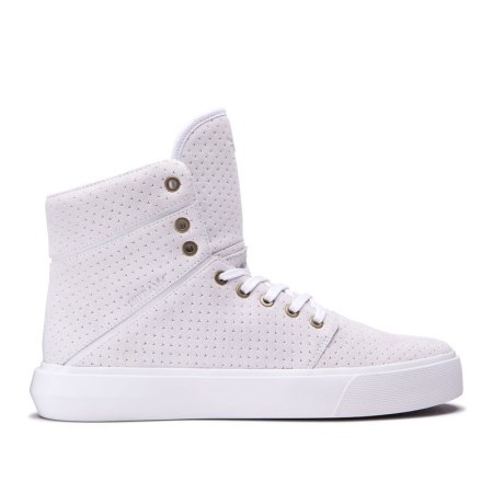 Supra Camino Hvite Høye Sneakers Herre [NO-8-H853]